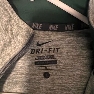 Nike Heather Gray Dri-FIT Full-Zip Jacket